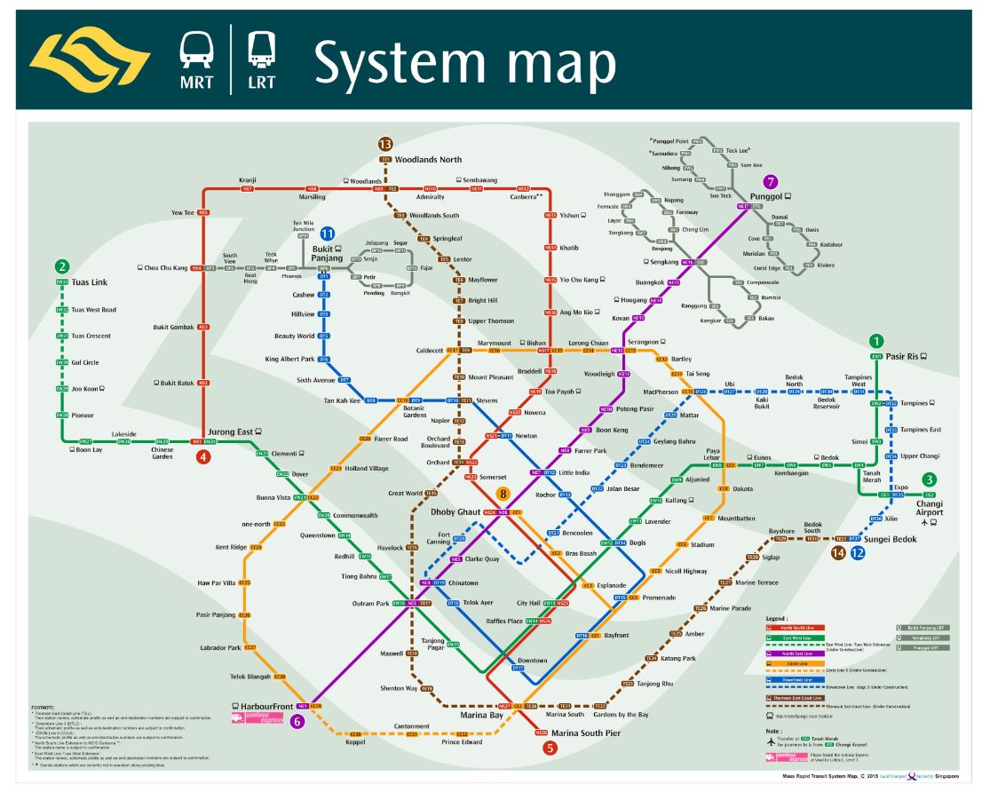新加坡地铁图谁能提供一下 我在网上查都不清晰