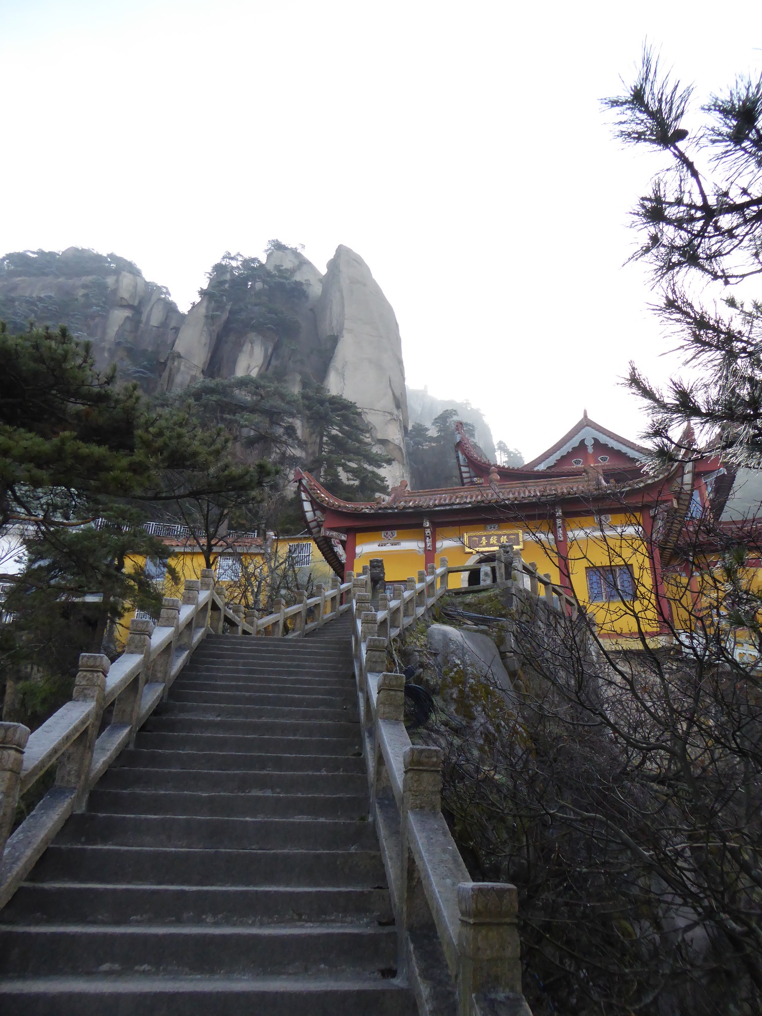 九华胜景在天台,十王峰上观雾凇.坐宁安高铁,登"东南第一山"--九华山