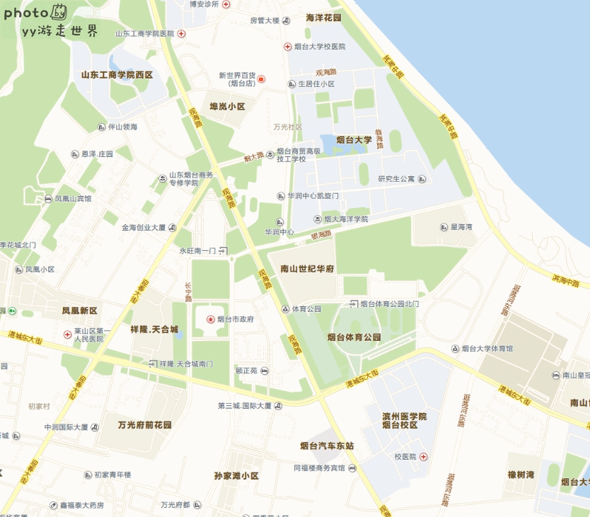 烟台市面积人口_烟台市地图(2)