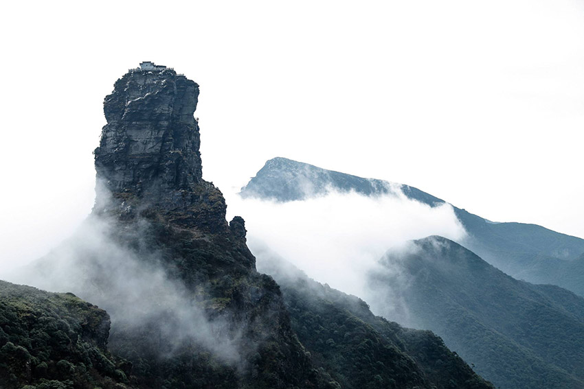 貴州銅仁梵淨山徒步導航路線