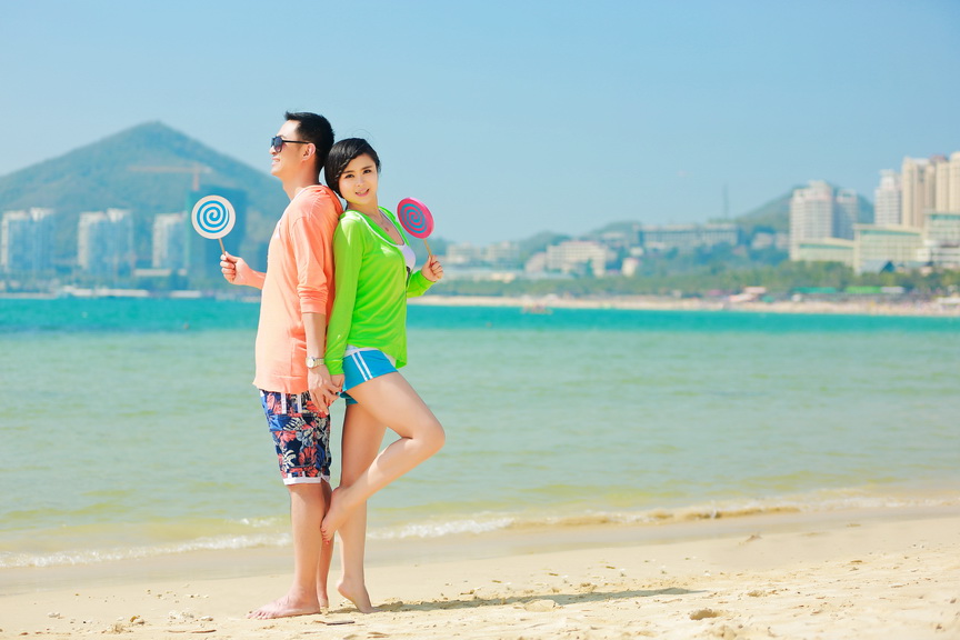 海边婚纱团购_海边婚纱(2)