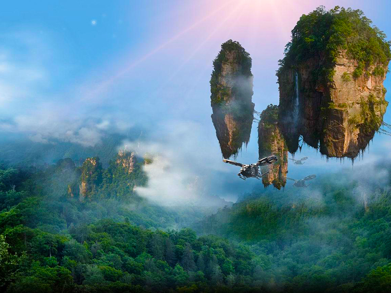 我们进入电影《阿凡达》实景拍摄地,观玄幻莫测世界哈利路亚山