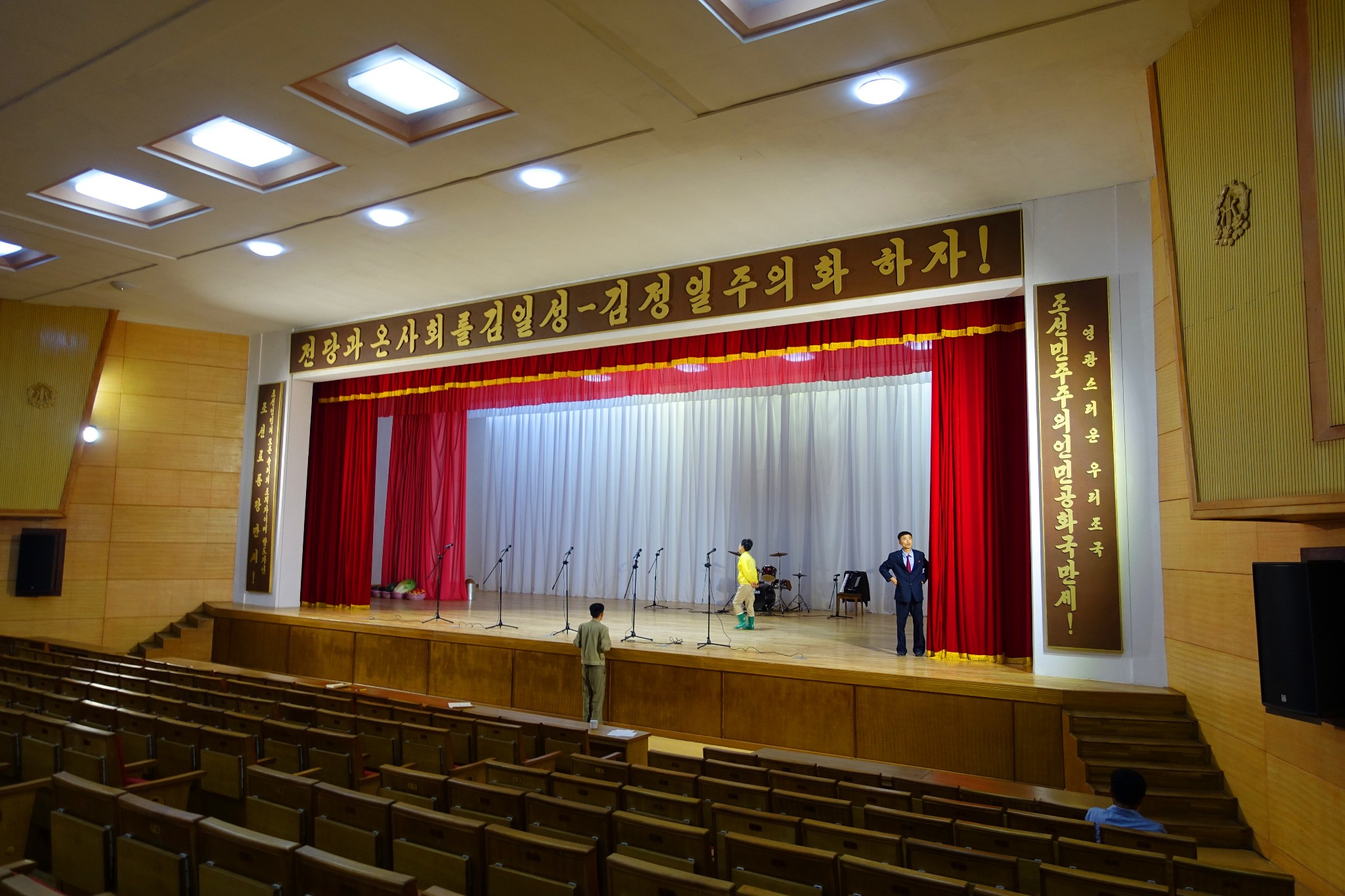 这里主要种植各种蔬菜,提供给平壤市民.